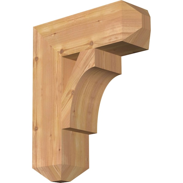 Ekena Millwork Westlake Craftsman Smooth Bracket, Western Red Cedar, 5 1/2"W x 18"D x 22"H BKT06X18X22WTL04SWR - main